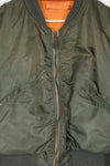 Real 1969 X-Large size L-2B flight jacket, used, good condition.