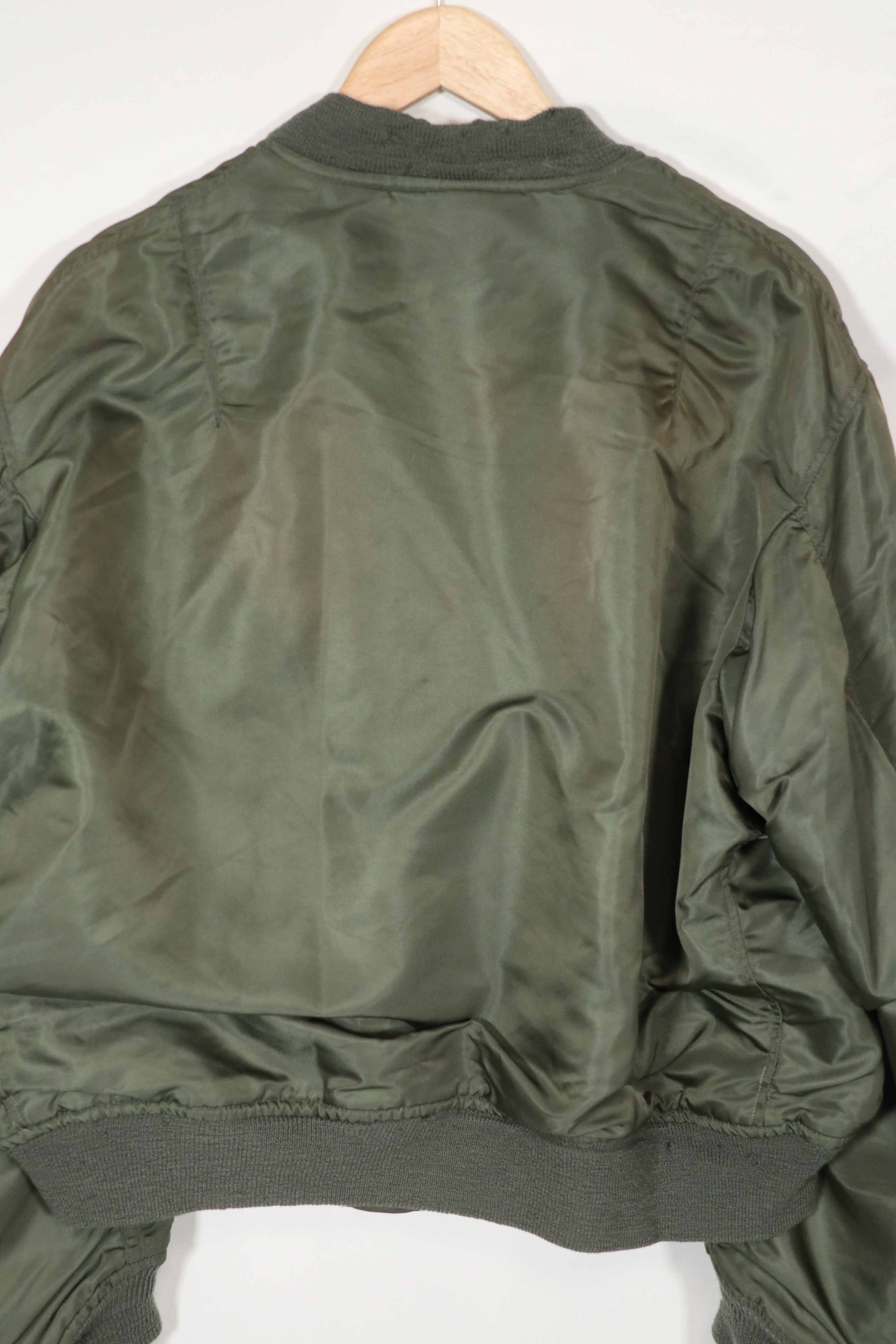 Real 1969 X-Large size L-2B flight jacket, used, good condition.