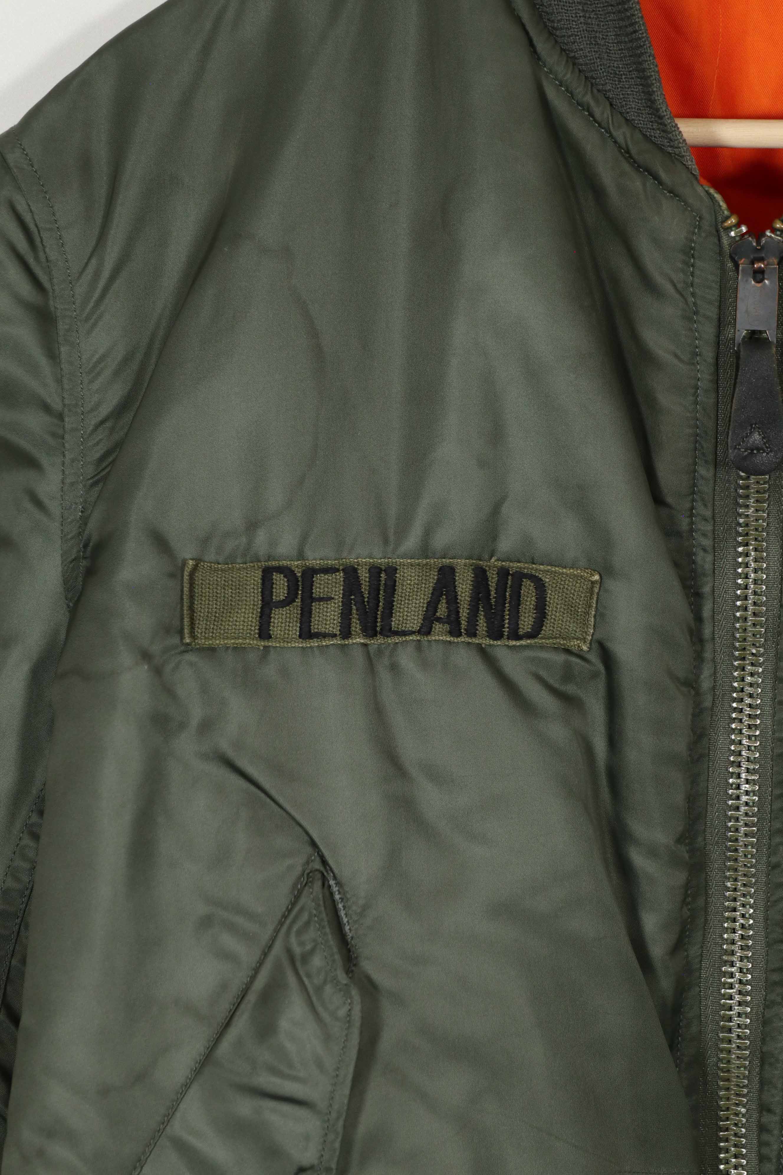 Real 1972 MA-1 flight jacket, used by US Army, knit damaged.