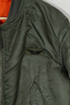 Real 1972 MA-1 flight jacket, used by US Army, knit damaged.