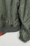 Real 1972 MA-1 flight jacket, used by US Army, knit damaged.