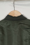 Real 1972 MA-1 flight jacket, used by US Army, knit damaged.