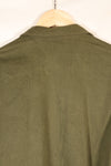 1960s, Estimated Size: MEDIUM, OG-107, Utility Shirt, Rare Cut, Retrofitted Patch, Used