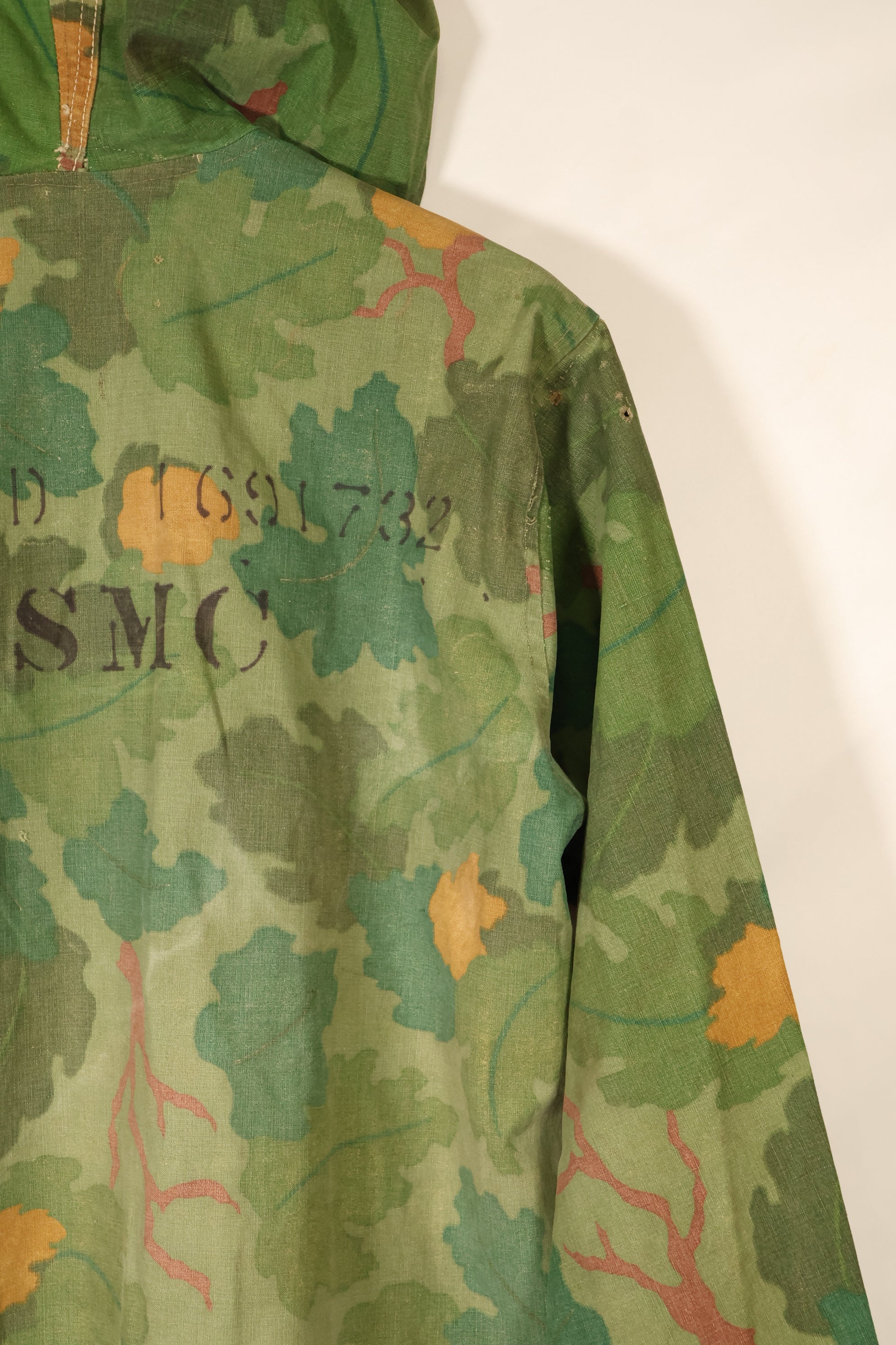 1960年代後半〜70年代　USMC　個人調達品　ミッチェルパターン　フード付フィールドジャケット　中古品