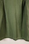 1960s, Estimated Size: SMALL, OG-107 Utility Shirt with Patches, Used