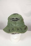 Real Locally Made OD Boonie 9th Infantry Divition LRRP with Direct Embroidery & Sniper Patch Boonie Hat