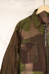1940s, WWII, British Army, Windproof Camouflage Smock, Modified, Indochina War Replica, Post-war modifications, Used