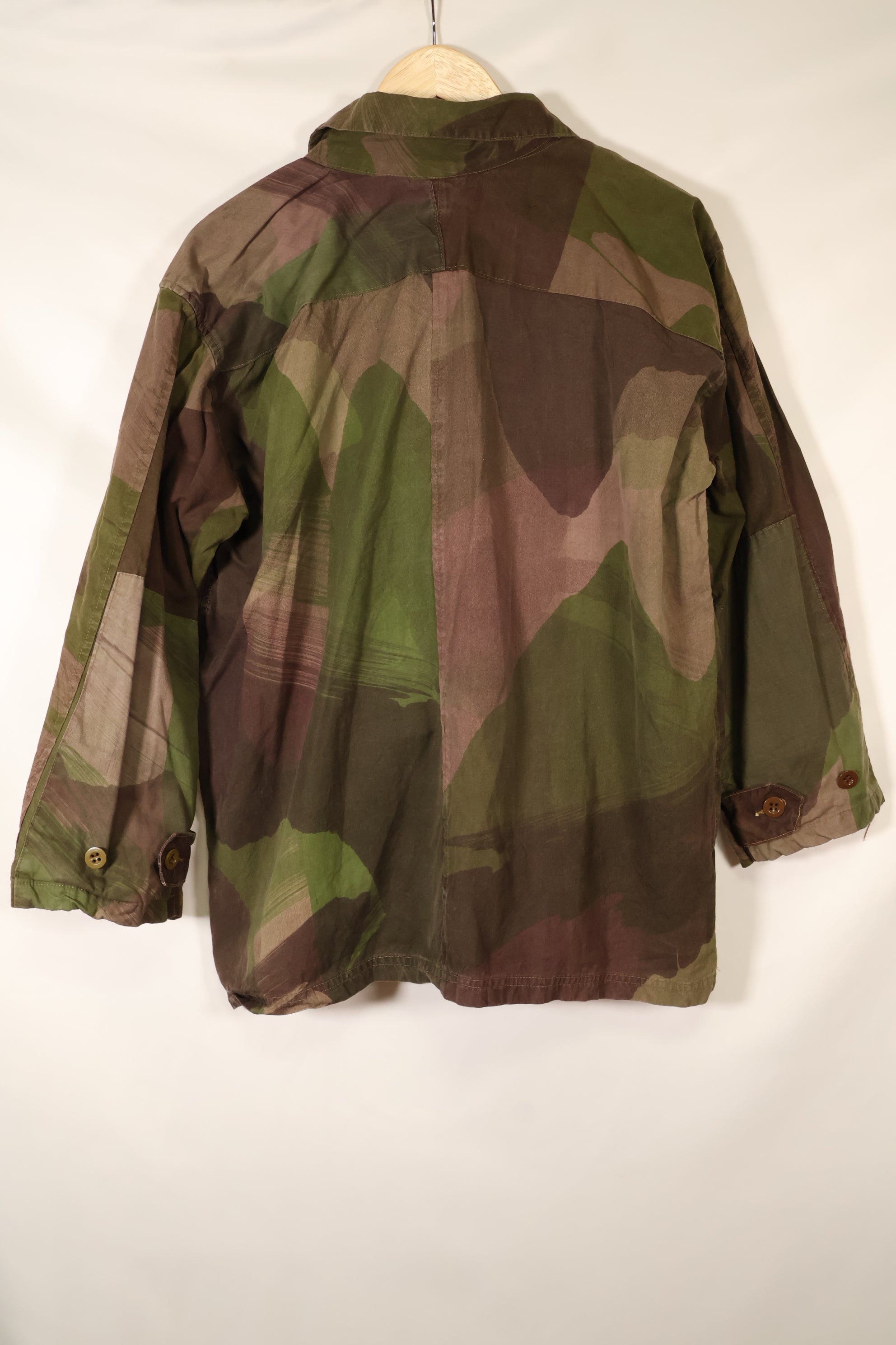 1940s, WWII, British Army, Windproof Camouflage Smock, Modified, Indochina War Replica, Post-war modifications, Used