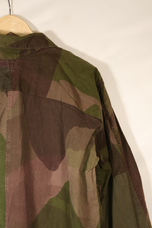 1940s, WWII, British Army, Windproof Camouflage Smock, Modified, Indochina War Replica, Post-war modifications, Used