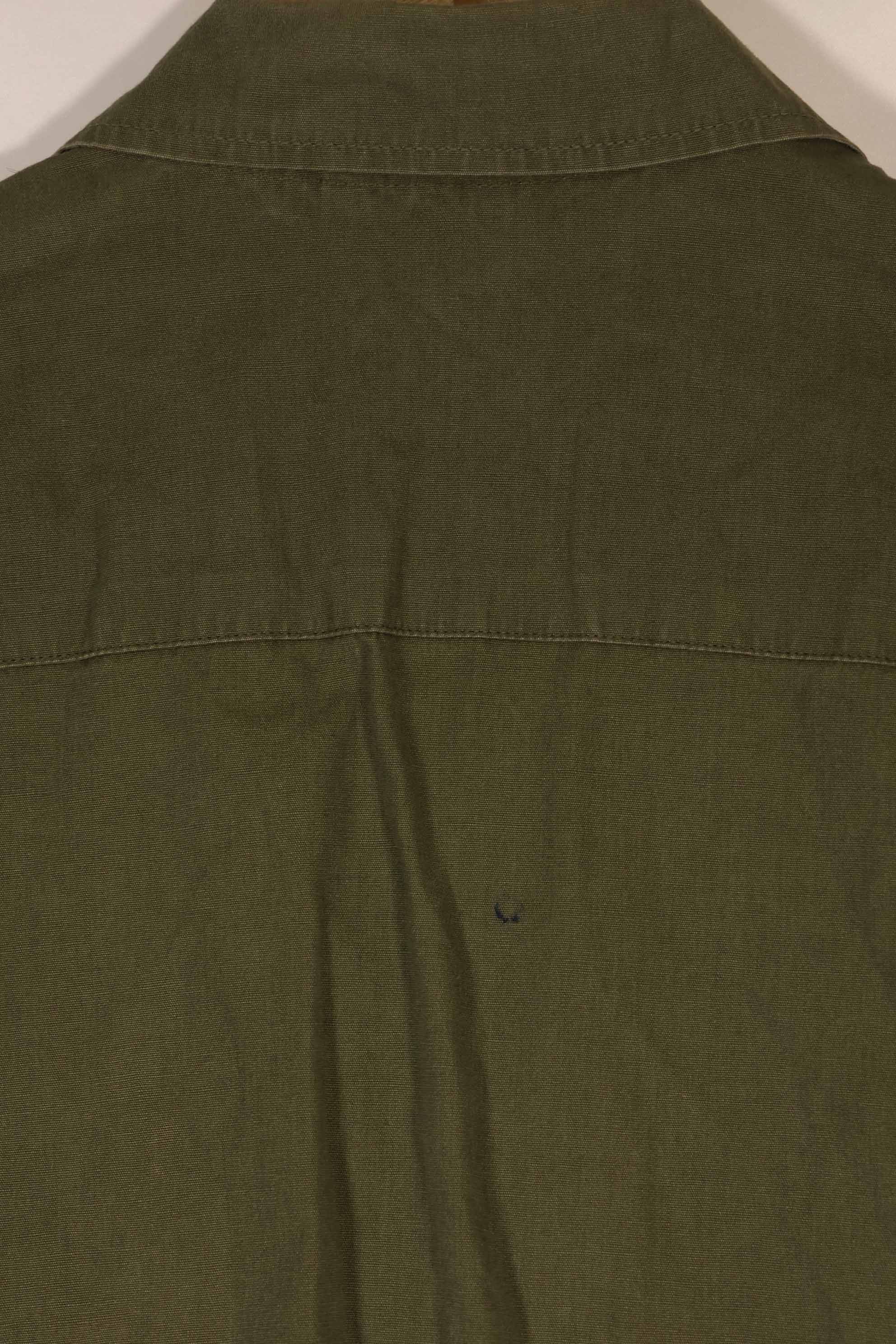 Real 1967 3rd Model Jungle Fatigue Jacket, S-L, faded, used.