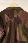 1940s, WWII, British Army, Windproof Camouflage Smock, Modified, Indochina War Replica, Post-war modifications, Used