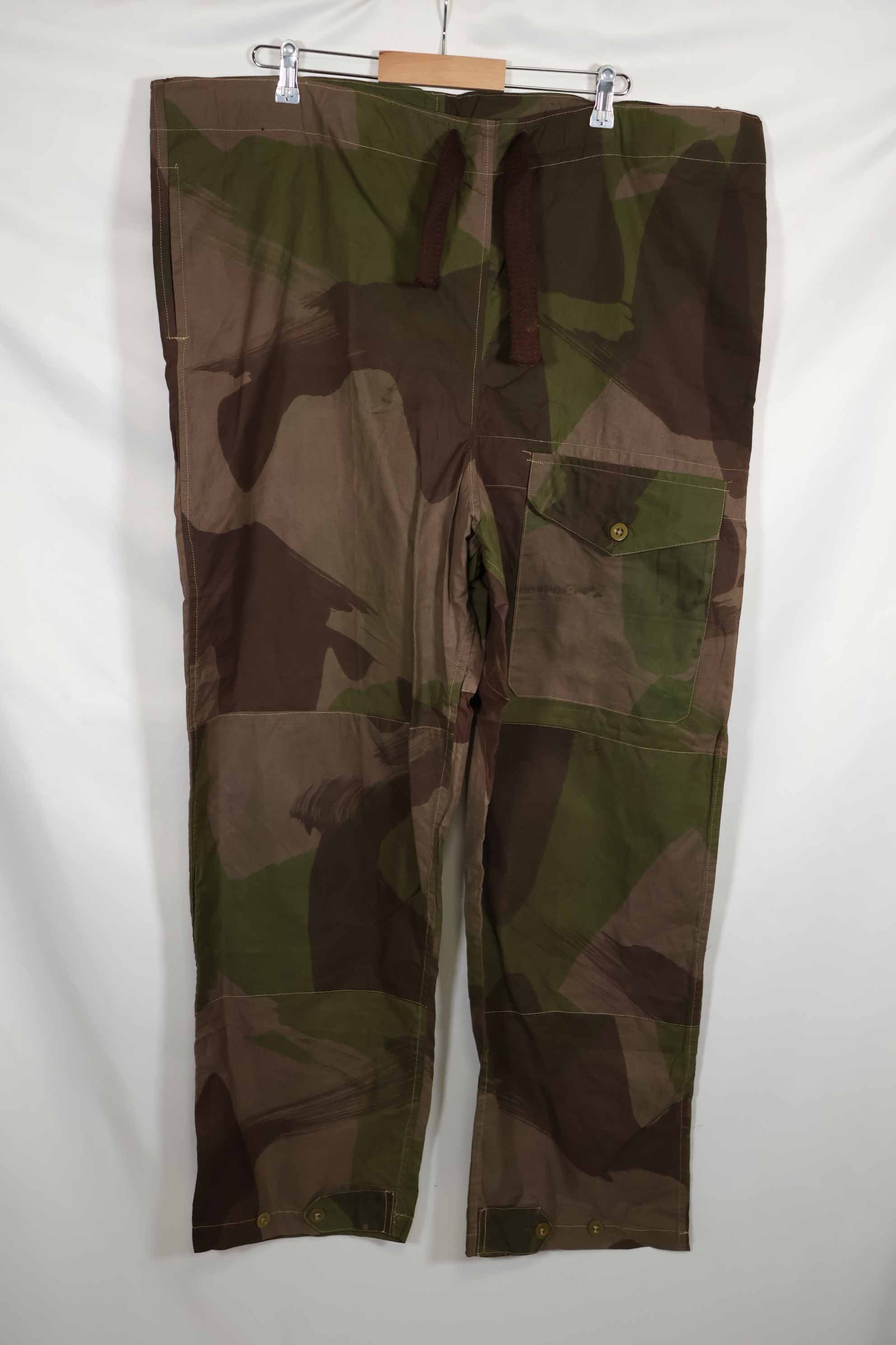 1944 British Army SAS Trousers WINDPROOF camouflage pants size No. 6 in good condition