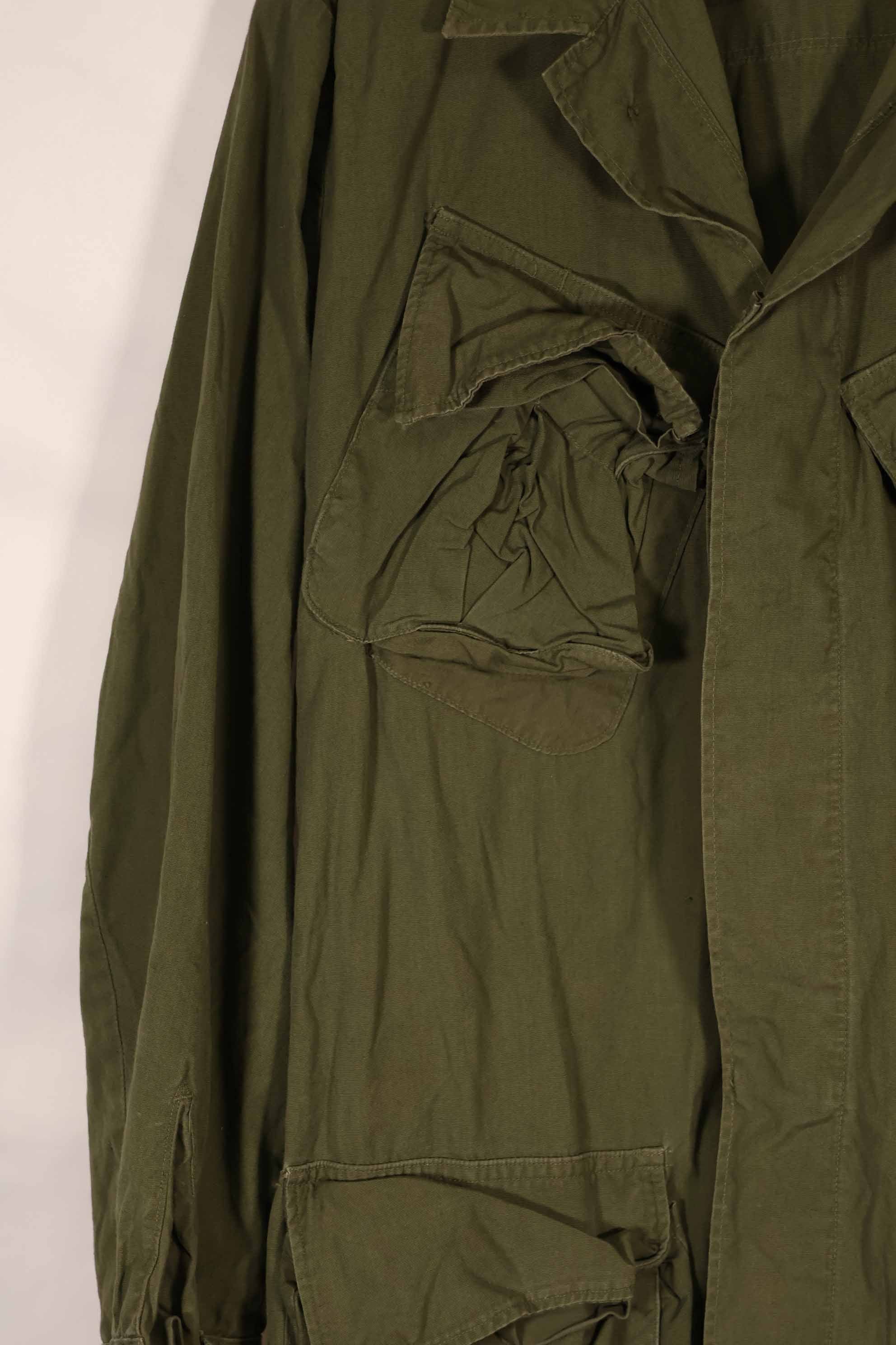 Real estimated 1966 3rd Model Jungle Fatigue Jacket, M-R, used.