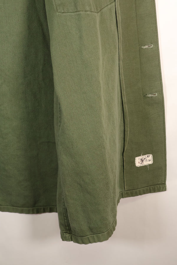1968 Contract, Estimated Size: MEDIUM, OG-107, Utility Shirt, Aftermarket Patch, Used