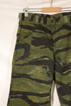 1960s VNMC Tiger Stripe Pattern Hunting Pants, Post-War Surplus Fabric, Used