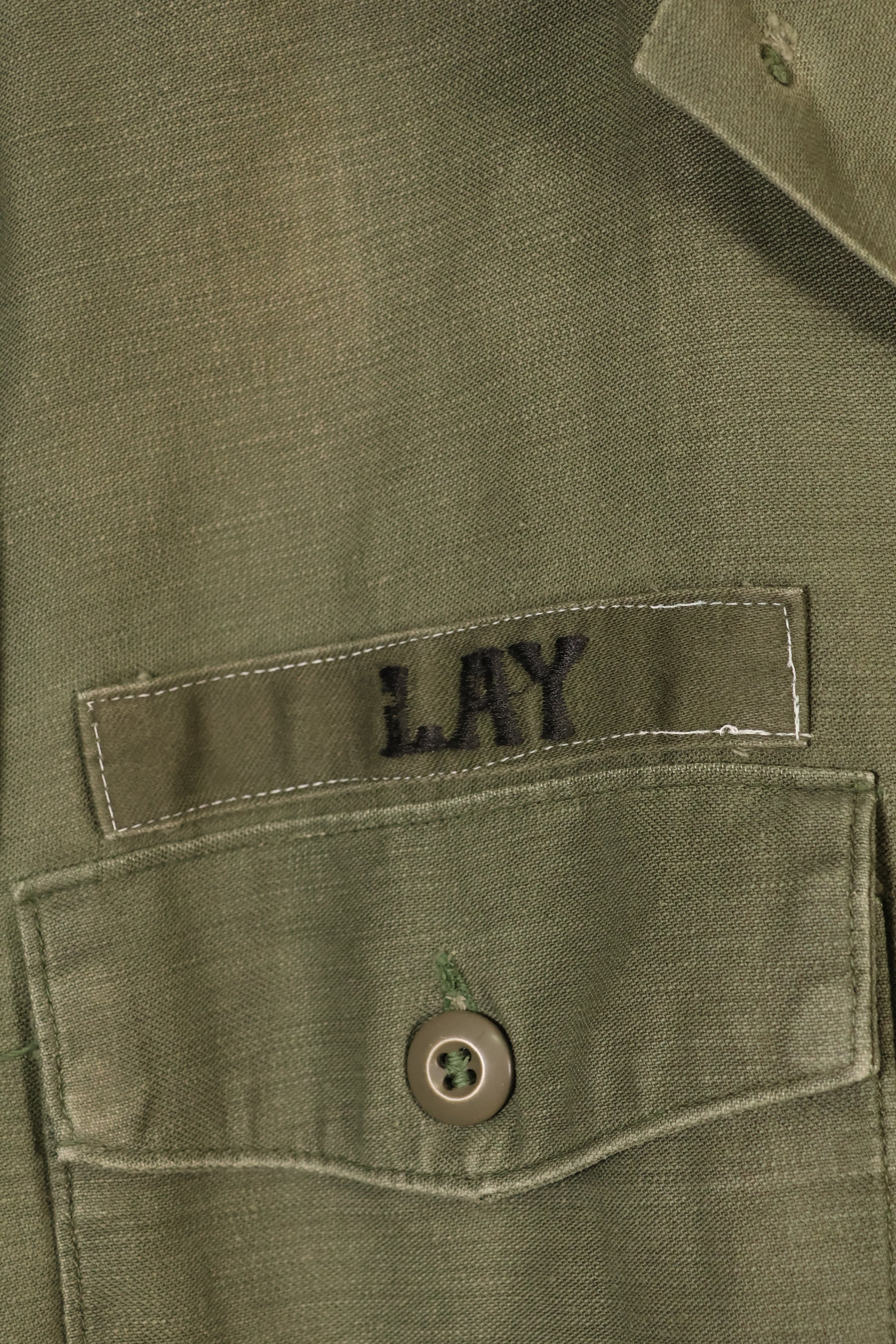 1975 Contract, 16 1/2 x 32, OG-107, Utility Shirt, With Added Patch, Used