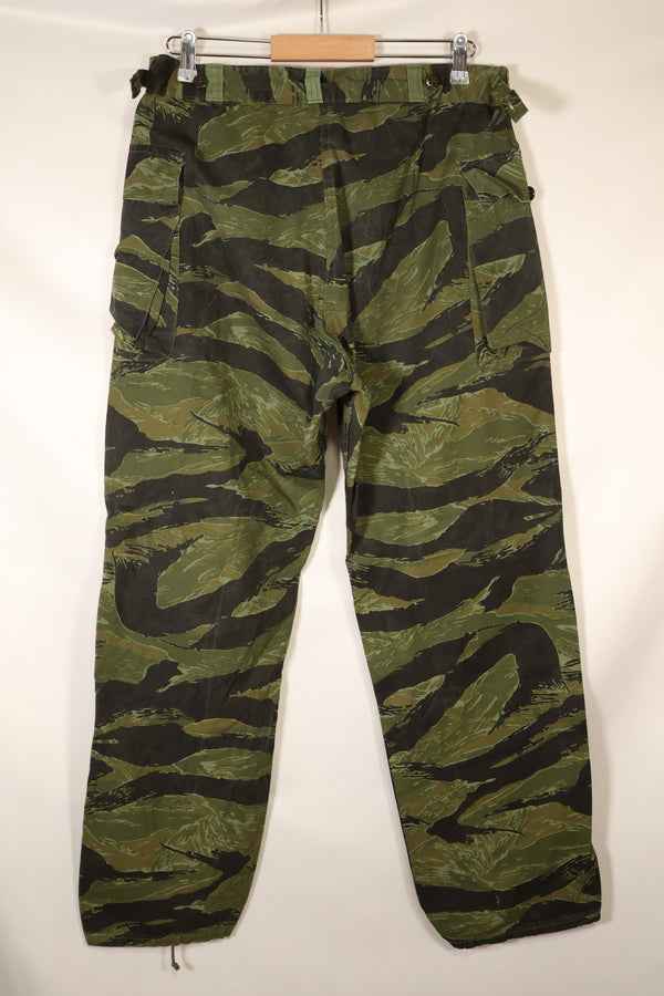 1960s VNMC Tiger Stripe Pattern Hunting Pants, Post-War Surplus Fabric, Used