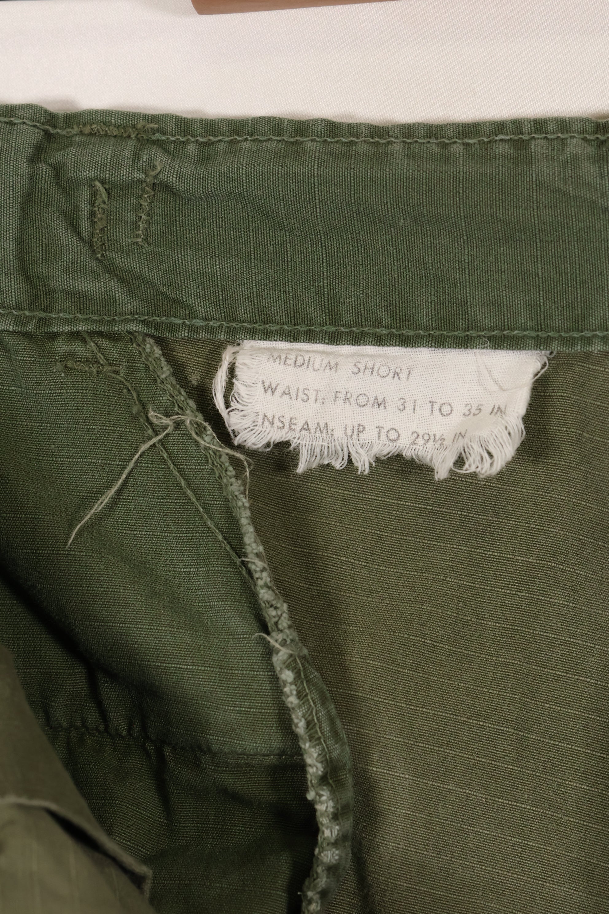 Circa 1966-68 M-S size 4th Model Jungle Fatigue Pants, used, film company release B