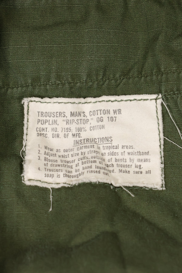 Circa 1966-68 M-S size 4th Model Jungle Fatigue Pants, used, film company release B