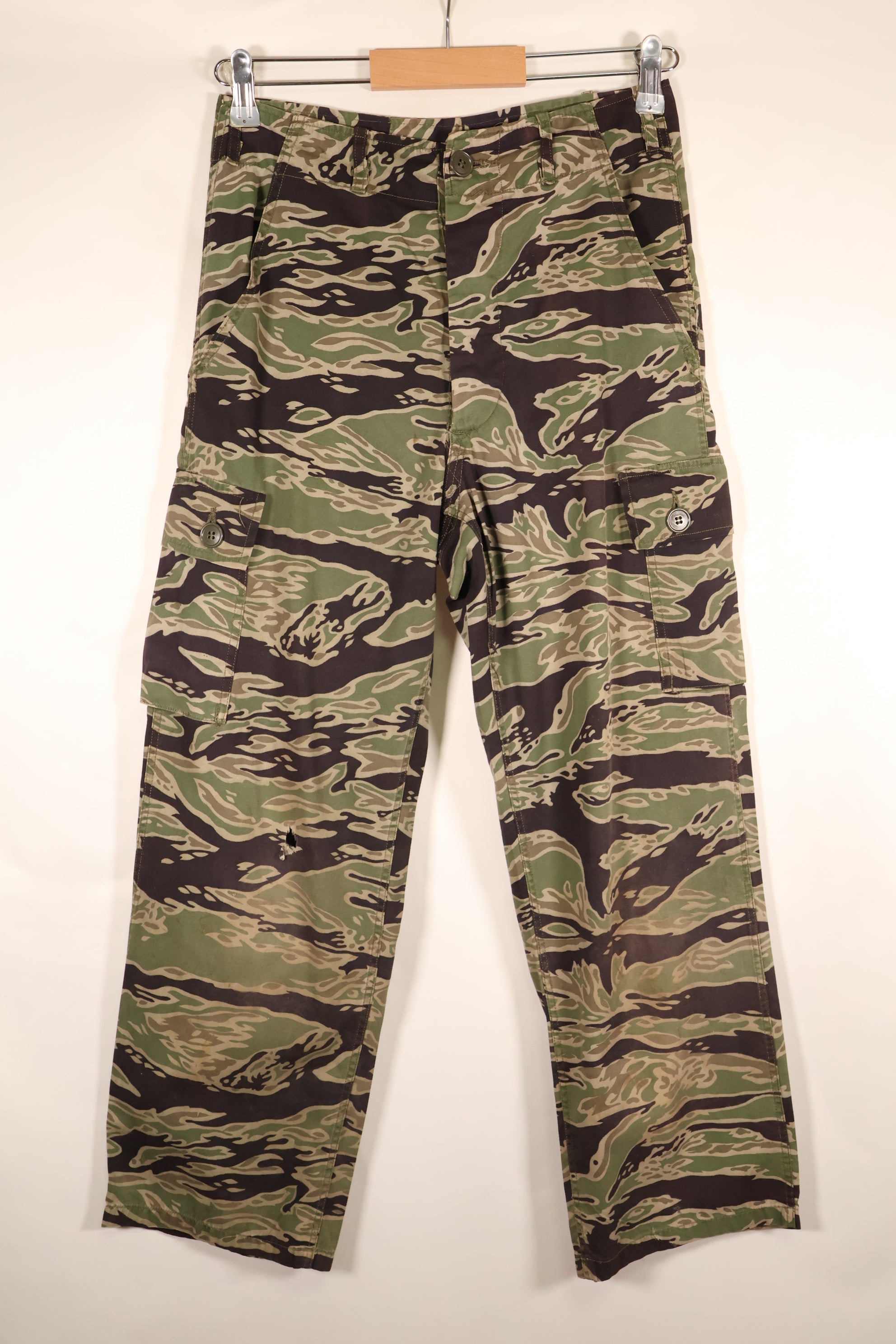 Late 1960s, A-S, Late War Lightweight Pattern, Tiger Stripe Pants, Used