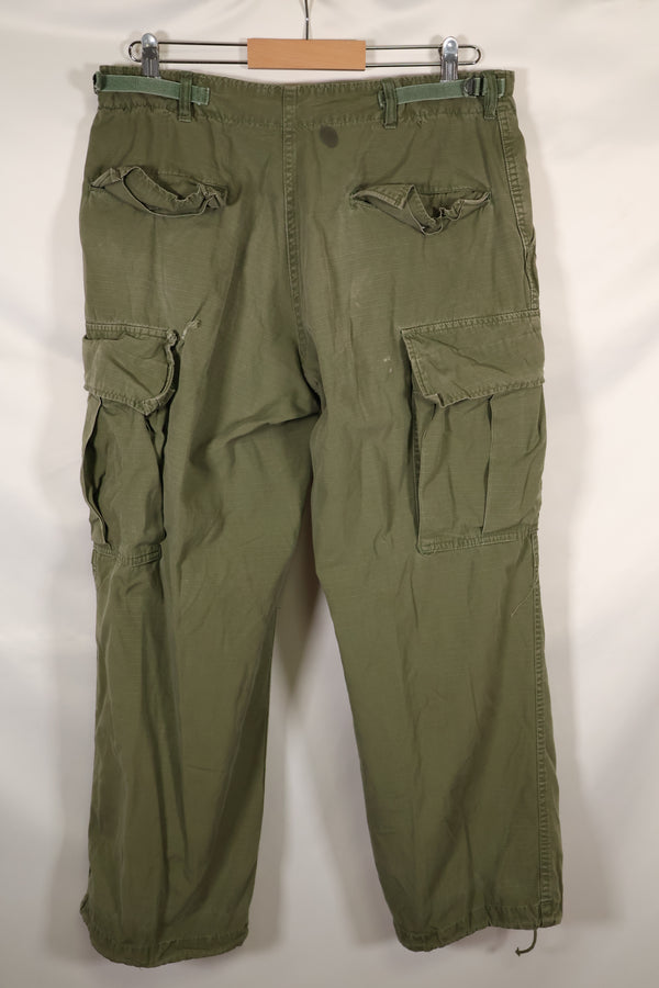 Circa 1966-68 M-S size 4th Model Jungle Fatigue Pants, used, film company release B