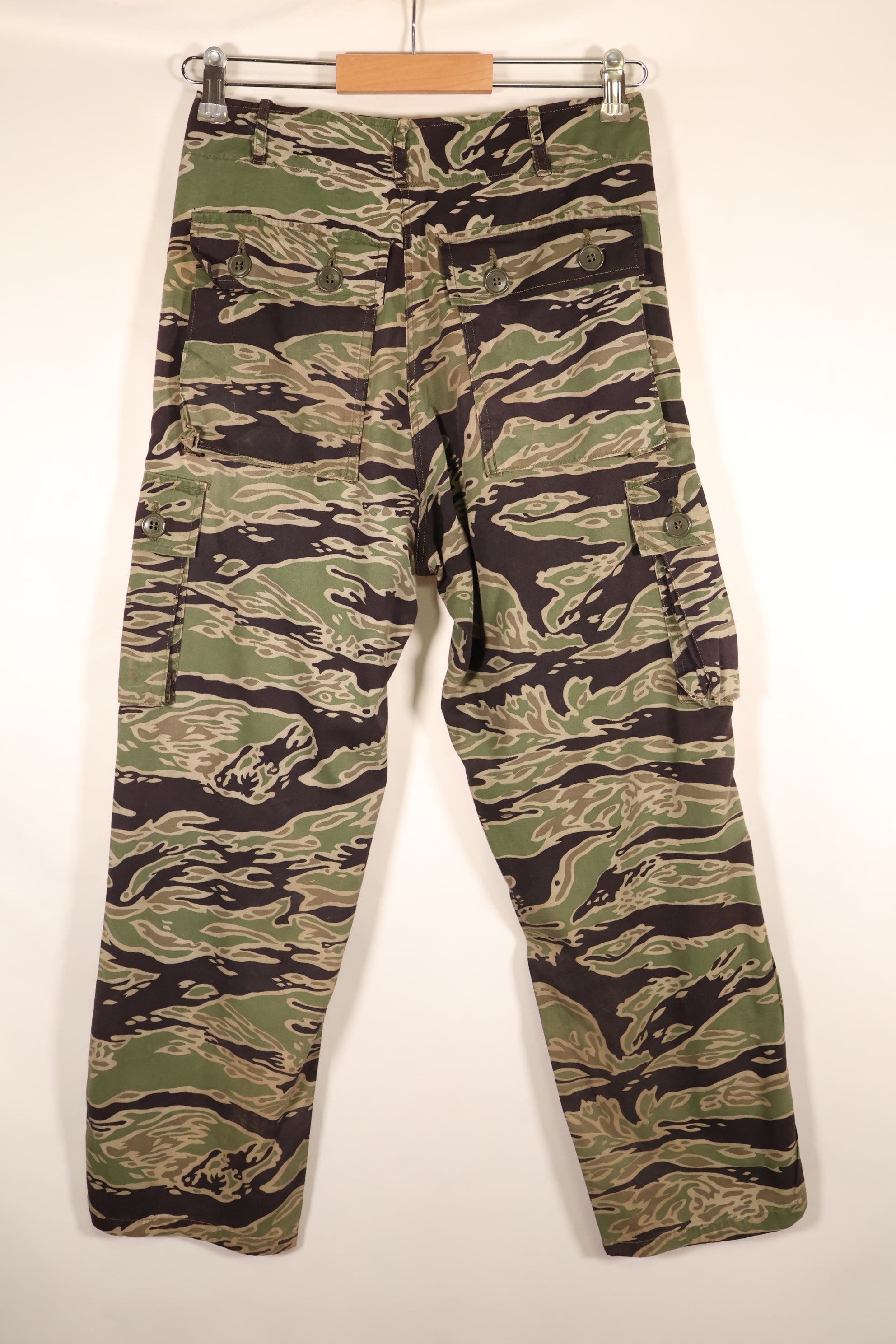 Late 1960s, A-S, Late War Lightweight Pattern, Tiger Stripe Pants, Used