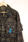 1970s Thai Border Patrol “Shadow Tiger” Locally Made Tiger-Stripe Shirt, Used, Grade A