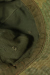 1960s-early 70s USMC privately procured Mitchell pattern camouflage shelterhalf boonie hat, used.