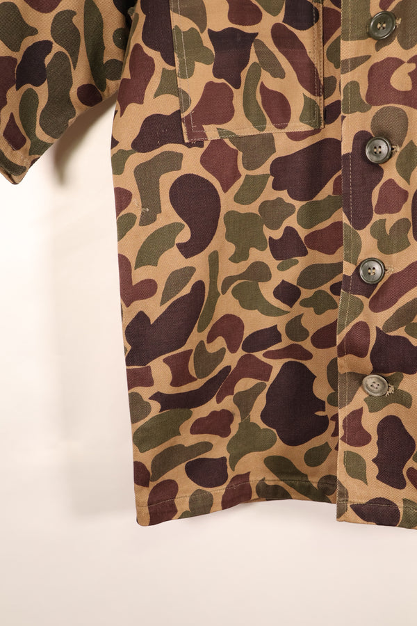 Early 1960s, Asian-style cut, CIDG, Beogam camouflage, locally made frogskin camouflage, used