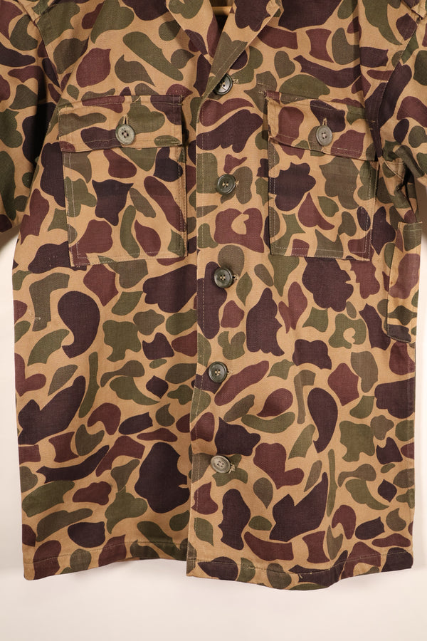 Early 1960s, Asian-style cut, CIDG, Beogam camouflage, locally made frogskin camouflage, used
