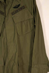 Real 1966-1967 3rd Model Jungle Fatigue Jacket M-R with USAF insignia