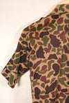 Early 1960s, Asian-style cut, CIDG, Beogam camouflage, locally made frogskin camouflage, used