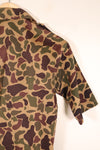 Early 1960s, Asian-style cut, CIDG, Beogam camouflage, locally made frogskin camouflage, used