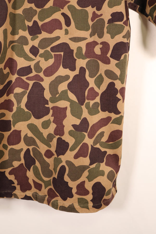 Early 1960s, Asian-style cut, CIDG, Beogam camouflage, locally made frogskin camouflage, used
