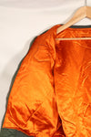 1970 Contract MEDIUM USAF L-2B Flight Jacket, Light Zone, Worn by Bill Eveland, Good Condition