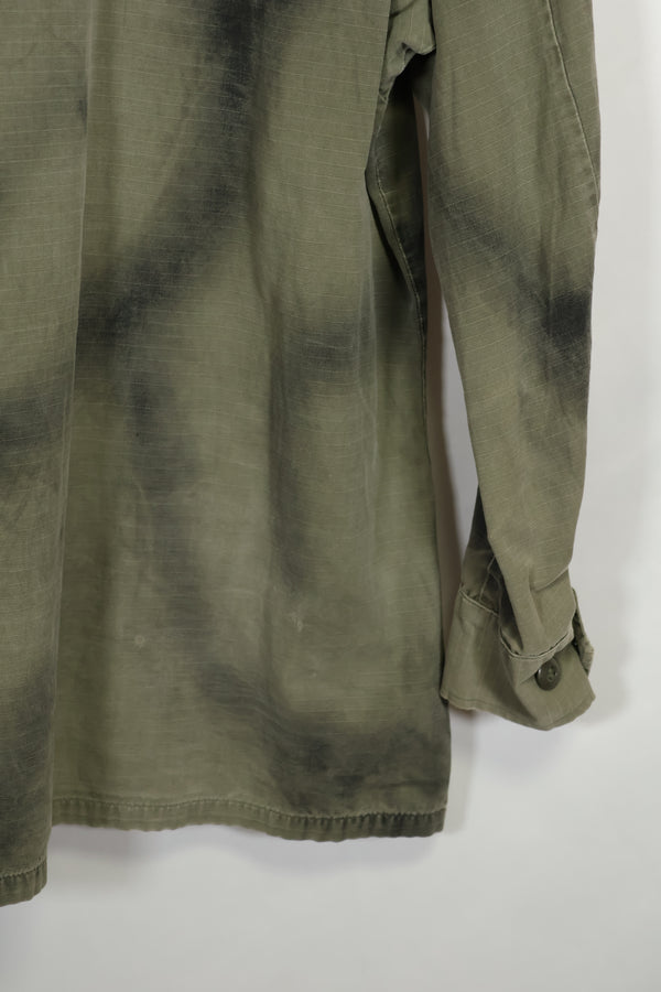 1960s 4th Model Jungle Jacket RECONDO School Spray Camouflage Used