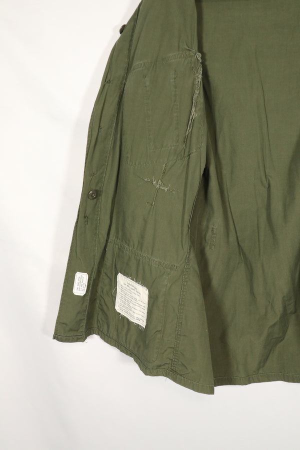 Real 2nd Model Jungle Fatigue Jacket, repaired, not faded