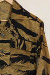 1960s Gold Tiger Tiger Stripe Shirt Asian Cut A-M Good Condition Used