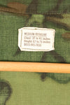 1969 Contract, M-R, U.S. Army ERDL Green Leaf Camo, Jungle Fatigue Jacket, Used