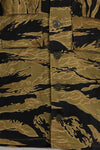 1960s Gold Tiger Tiger Stripe Shirt Asian Cut A-M Good Condition Used