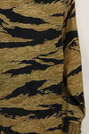 1960s Gold Tiger Tiger Stripe Shirt Asian Cut A-M Good Condition Used