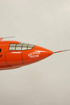 Autographed by US Air Force Brigadier General Chuck Yeager, X-1 manned aircraft model, used.