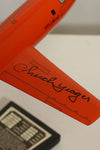 Autographed by US Air Force Brigadier General Chuck Yeager, X-1 manned aircraft model, used.