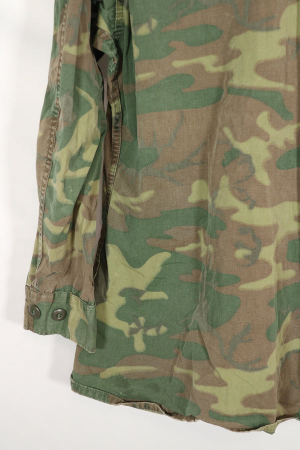 Real ERDL non ripstop jungle fatigues jacket, used, scratches, etc. A