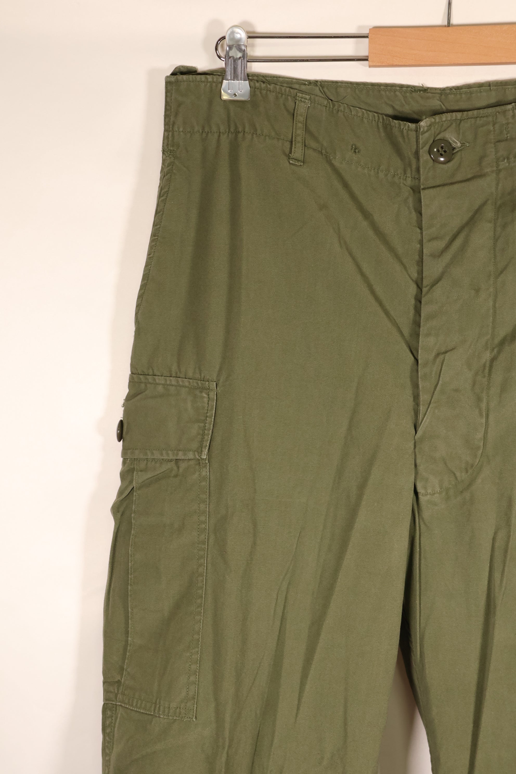 1964 Contract, M-S, U.S. Military, 1st Model Jungle Fatigue Pants, Good Condition, Used
