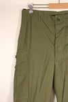 1964 Contract, M-S, U.S. Military, 1st Model Jungle Fatigue Pants, Good Condition, Used