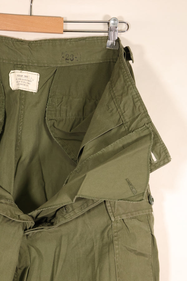 1964 Contract, M-S, U.S. Military, 1st Model Jungle Fatigue Pants, Good Condition, Used