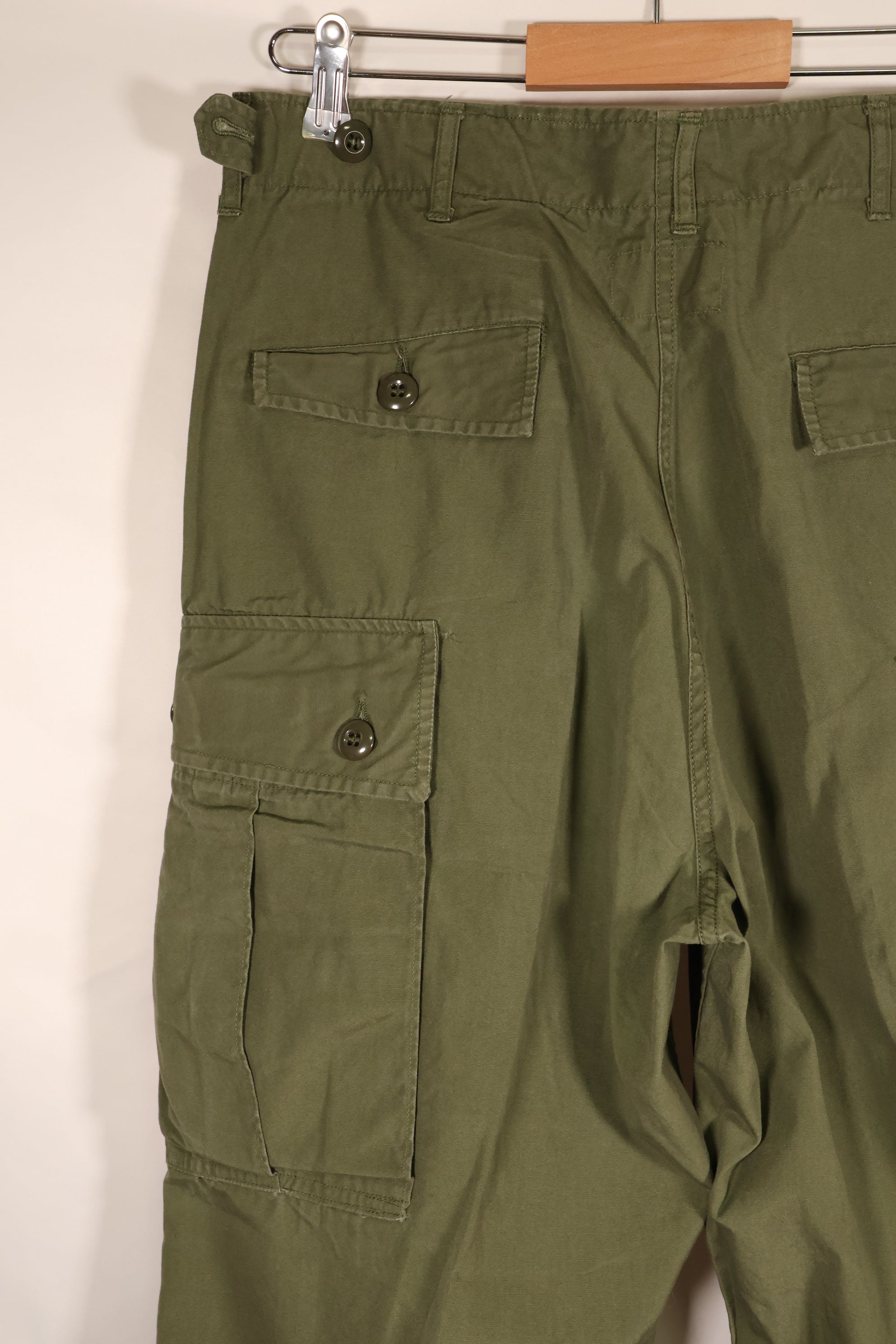 1964 Contract, M-S, U.S. Military, 1st Model Jungle Fatigue Pants, Good Condition, Used