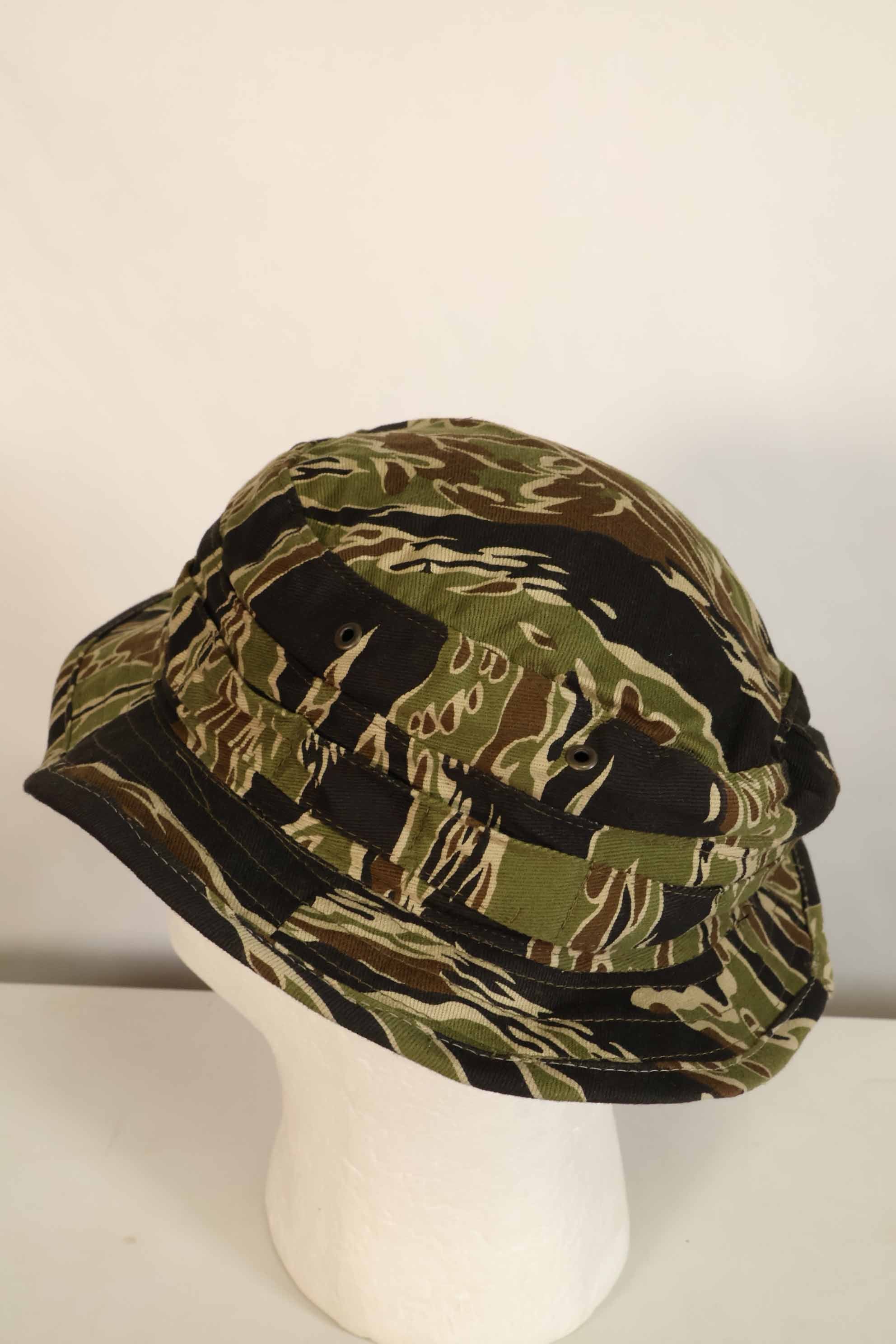 Limited quantity one-washed MILITARIA 1911 early Gold Tiger CISO cut boonie hat with short brim modification D