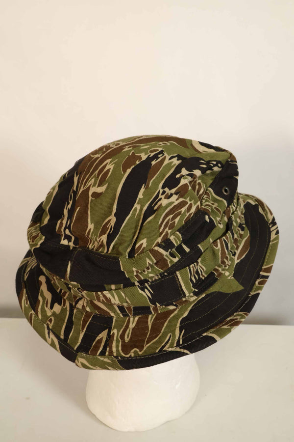 Limited quantity one-washed MILITARIA 1911 early Gold Tiger CISO cut boonie hat with short brim modification D